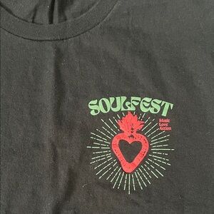 Soul Fest 2024 Graphic TShirt Black Size Medium